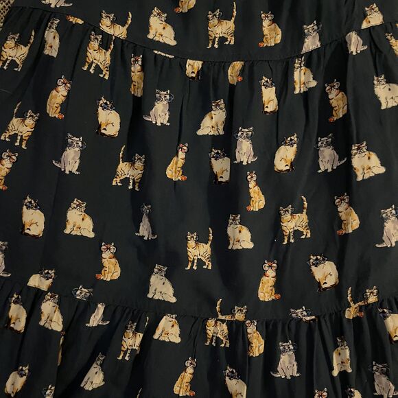 Paul & Joe Uniqlo Cat Dress Kids Size 12 - Picture 3 of 7